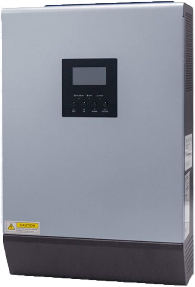 AALGO3KVA/5KVA pure sine wave hybrid solar inverter 105VDC PV input 220VAC 24/48VDC for Home Solar System PWM 50A Solar Controller Auto Restart Overload Short Circuit Protections,4000W-48V