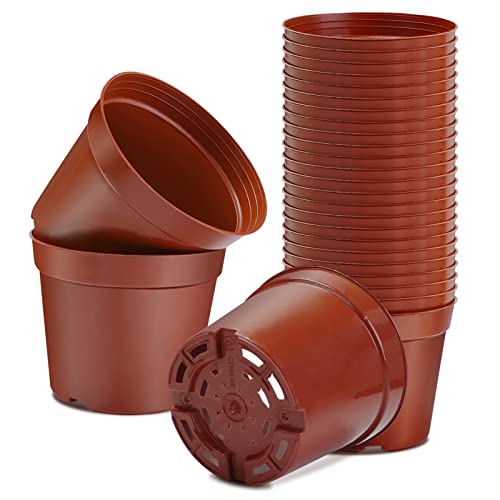 Muzhira Macetas para Semillas, 15.5cm 20pcs Macetas de Cultivo para Plantas para Al Aire LibreJardín Plantas Plántulas y Semillas