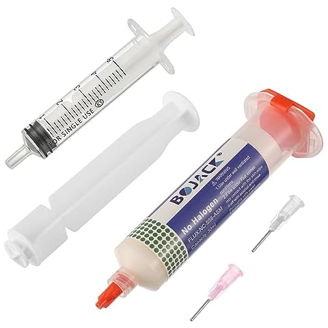 BOJACK 30ML No Clean Solder Flux Syringe Cover