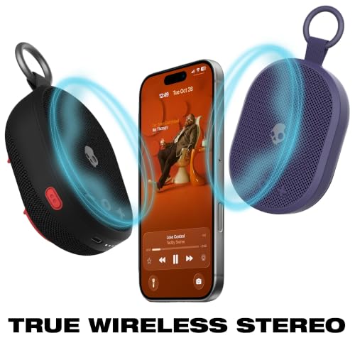 Image of Skullcandy Kilo 2 Wireless Speaker, 24-Hour Battery, IPX7 Waterproof, True Wireless Stereo, Punchy Bass, Premium Sound, Touch Controls (Future)
