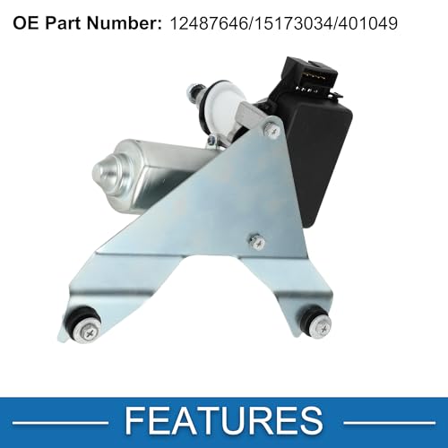 Image of Rear Windshield Windscreen Wiper Motor No.12487646 /15173034 for Chevrolet Tahoe Suburban 1500 2500 for GMC Yukon /Yukon XL 1500 2500 2003-2006 5 Pin