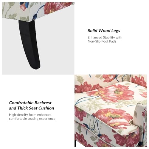 HULALA-HOME-Akorda-French-Country-Arm-Chair-with-Nailhead-Trim-and-Wood-Legs-by-Accent-Chairs-RED-and-Yellow-Floral-French-Country-Shabby-Chic HULALA HOME Akorda French Country Arm Chair with Nailhead Trim and Wood Legs by Accent Chairs RED and Yellow Floral French Country Shabby Chic