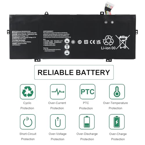Batterie HB4593R1ECW pour Huawei Matebook X Pro et MagicBook - 5