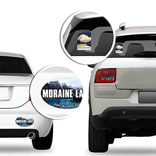 Av Oval Destination Decals, Seattle, Washington Skyline Sticker, Space Needle View Vinyls For Cars, Laptop, Back Windows, And Tumblers (3 X 5 Inch) #TOP1