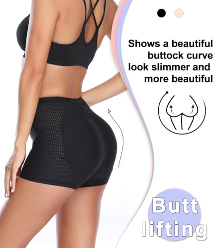 Image of NINGMI Women Butt Lifter Padded Shapewear Enhancer Control Panties Body Shaper Underwear