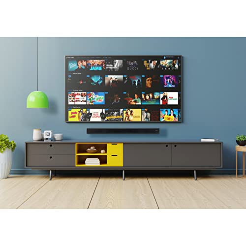 groov e Soundbar 50 - All-in-one Sound Bar with Bluetooth, Optical, USB, Coaxial & AUX Playback - Speaker with 50W Power & Super Bass - Button & Remote Control - Wall Mount Kit Included - Black groov e Soundbar 50 - All-in-one Sound Bar with Bluetooth, Optical, USB, Coaxial & AUX Playback - Speaker with 50W Power & Super Bass - Button & Remote Control - Wall Mount Kit Included - Black