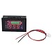 Produktbild Digital Voltmeter Meter, 6-80V LED Dual Display Voltmeter Prozentsatz Digital Voltage Power Meter für Auto Motorrad Spannung Volt Meter