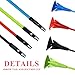 Runzkzy 12 Suction Cup Arrows for Archery Bow, Glass Fiber Sucker Arrow for Youth and Beginner Target Shooting Parctice, Sucker Play Arrows with Rubber Tip for Outdoor Game