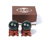 GMYIAK Natürliche Marmor Baoding Kugeln aus traditionellen chinesischen Gesundheitspflege Kugelns,2...