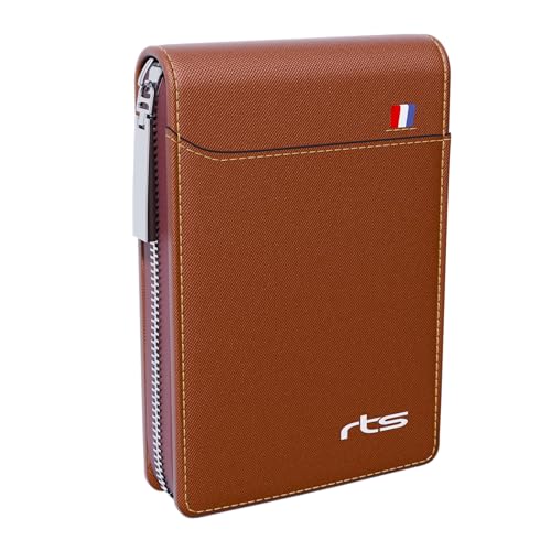 rts New Imported RFID Protected 9 Slot Men's Wallets Genuine PU L...