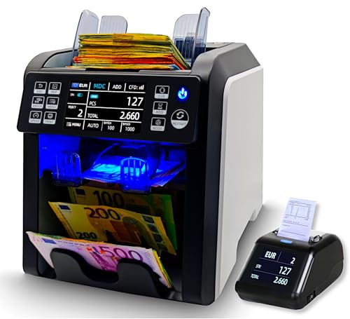 BEITZ BS-950A | Novedad 2025 | Contador de dinero | contador de valores | contador de billetes mixtos | contador de sumas | comprobador de dinero | contador de dinero | contador de dinero | (BS-950A +