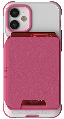 Coque magnétique iPhone 12 Mini antichoc avec fente carte amovible pour charge sans fil