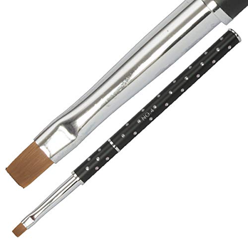 Pincel No.4 para uñas de gel de Diseño/Pincel Gel Black/Pincel para gel de uñas