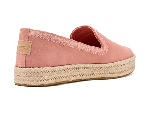 Image of TOMS Women's Carolina Slip-on Espadrille, Leather Upper