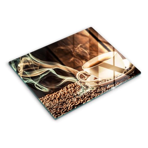 Plaque de protection induction 52x40 cm Wallfluent tapis de cuisson multifonction grain de café