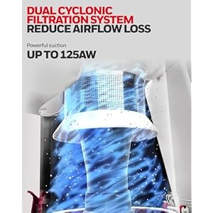 Honeywell VC10 Aeromax Elite Cordless Vacuum Cleaner 8 in 1 Vacuum Cleaners for Home Anti Tangle Stick Vacuum for Pet Hair HardWood Floor Carpet 55min Runtime125AW Suction55 lbs Lightweight