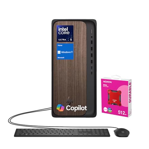 HP Omnidesk Envy Next Brand rWlX fXNgbv PC Copilot & AI-Ready Performance Ultra 5 225 16GB DDR5 RAM 1TB SSD L KB & M Wi-Fi 6 W1