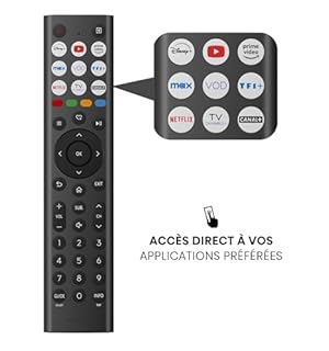 Hisense Téléviseur connecté 32 Pouces 32A4Q - Full HD 60Hz, Mode Sport IA, Dolby Audio, VIDAA OS avec Youtube, Netflix, Canal +(Modele 2025)