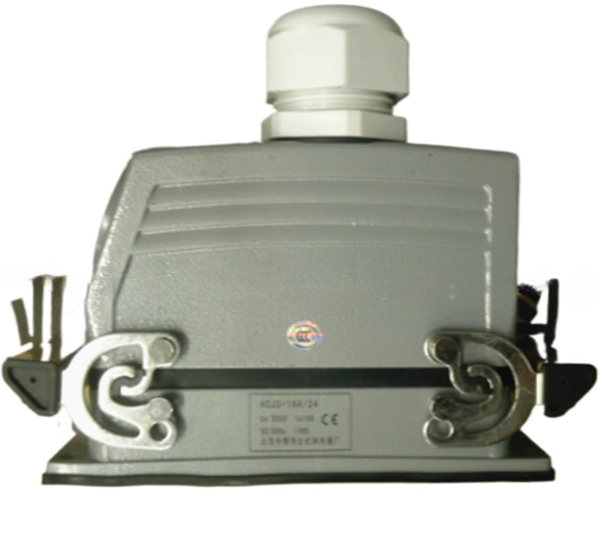 Conector industrial ACJ3-16C de 24 polos con soporte rectangular