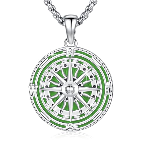 Collier boussole homme et femme en argent pour accompagner vos voyages