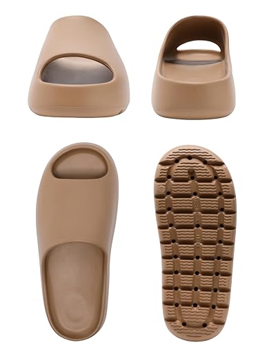 Image of Cloud Slides for Women Men, Unisex Recovery House Slides Indoor Outdoor, Waterproof Shower Shoes for Bathroom, Womens Mens Walking Sandals Comfortable