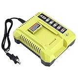 Kotoate Replacement for Ryobi 40V Battery Charger, OP401 Charger Compatible with Ryobi 40V Lithium Battery OP4040 OP4050 OP4050A OP40601 OP4026 OP4015 OP4030 Fast Charger