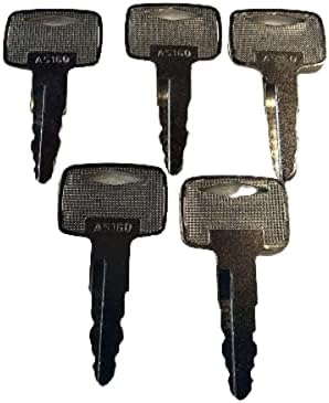 Key 23# 5PK 91A07-01910 or A5160 FITS Mitsubishi Caterpillar CAT Forklift Ignition Keys, AFTERMARKET Replacement Parts