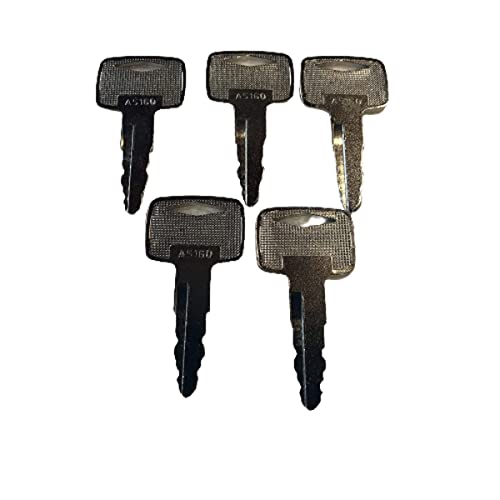 Key 23# 5Pk 91A07-01910 Or A5160 Fits Mitsubishi Caterpillar Cat Forklift Ignition Keys, Aftermarket Replacement Parts #TOP1