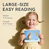 Dotimo Alphabet Picture Mnemonic Cards, 26 Uppercase & Lowercase Letter Learning Cards for Kids Letter Cognition, ABC Montessori Early Learning Tool for Toddlers, Classroom & Home Activity