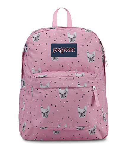 jansport superbreak backpack pink mist