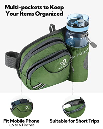 image for WATERFLY Fanny Pack Waist Bag: Waist Pack for Women Men with Water Bot