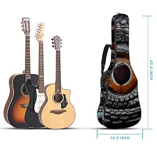 Étui de protection rembourré pour guitare classique acoustique avec fond noir, Multicolore 09, 42.9×16.9×4.7 in… - Les Beatles, Paul McCartney, John Lennon, RIngo Starr, George Harrison Étui de protection rembourré pour guitare classique acoustique avec fond noir, Multicolore 09, 42.9x16.9x4.7 in… – Image 5