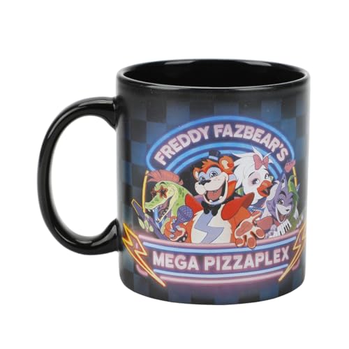Taza de cerámica negra Five Nights At Freddy’s 473 ml miniatura 1