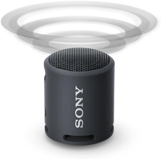 Sony Bluetooth Speaker. Bluetooth Speakers for Home. 16 Hour Battery - Portable Bluetooth Speakers Waterproof. Sony Speaker with Extra BASS - Black. Compact Outdoor Wireless Portable Speakers