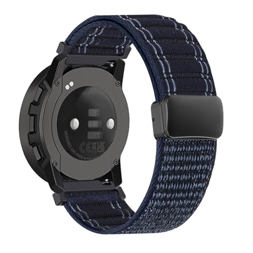 Nylon Correa de Reloj para Suunto Ambit 3 Correa, con Hebilla Magnética Ajustable Elástico Nailon Trenzado Suave Banda Deportiva de Repuesto Compatible con Suunto Ambit 3 Run Pulseras (1)