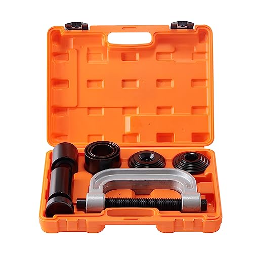 VEVOR Ball Joint Press Kit, 10 pcs Tool Kit, C-Press Ball Joint Remove and Install Tools, for Most 2WD and 4WD Cars, Heavy Duty Ball Joint Repair Kit for Automotive Repairing by VEVOR - Image 9