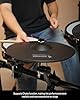 Donner Mute Cymbal for Electronic Drum Set, 13-inch Triple-Zone Crash/Ride Cymbal for Electric Drum Kit, 3 Zone E Cymbal for Digital Drum (CYB-13T)
