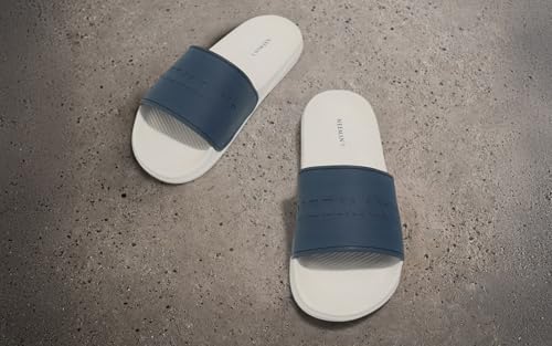Buy Neeman's De-stress Slides for Men | Water-Resistant Recovery Flip Flops with Textured Cushioned Footbed | Lightweight & Stylish Casuals for Post-Workout, Home & Outdoor Use at Amazon.in - Image 3