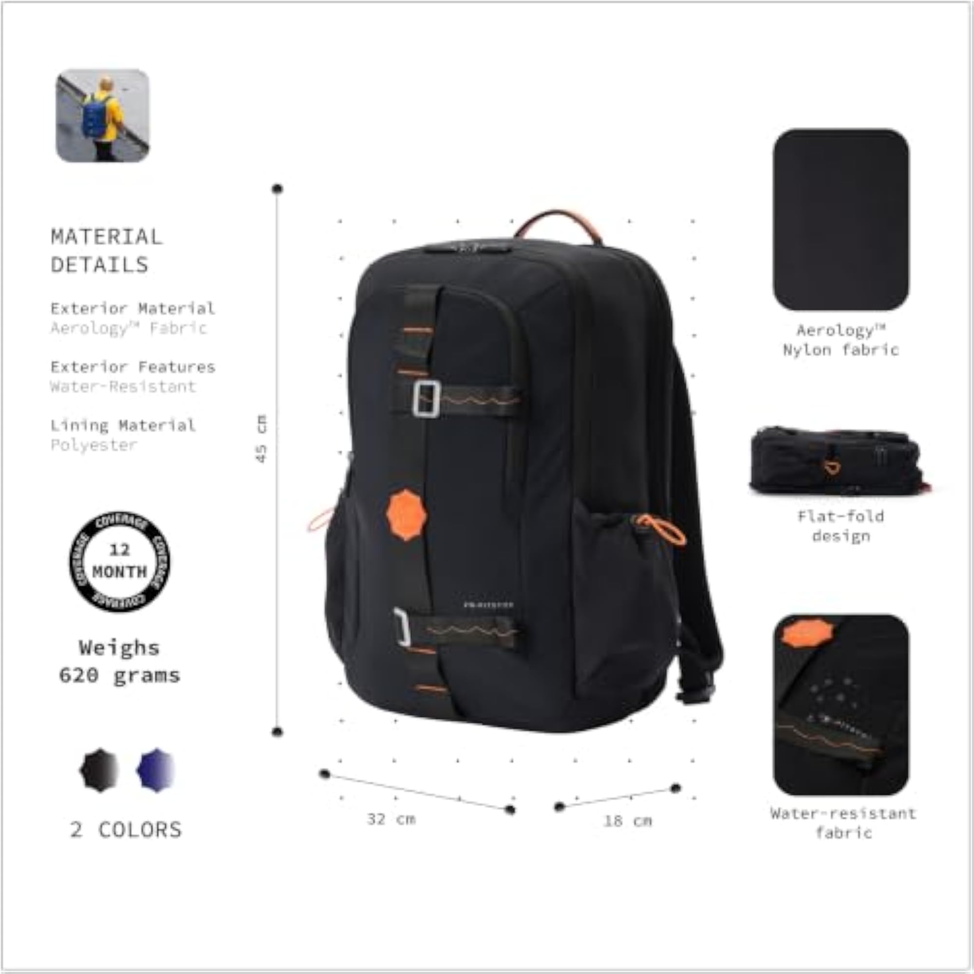 Pitstop 26L Laptop Backpack, Multipurpose Bag