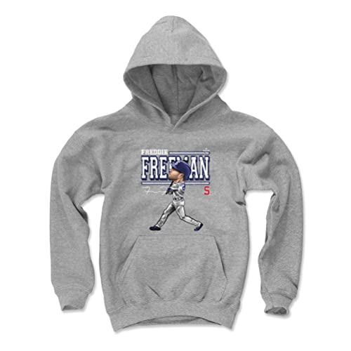 500 LEVEL Freddie Freeman Kids Hoodie - Freddie Freeman Los Angeles Cartoon