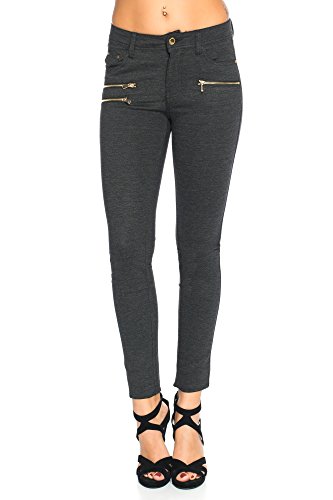 Jegging H086 mallas antracita Crazy Age cómodas para oficina y diario