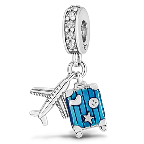 MULA Charm Bead Ciondolo Donna Argento Fascino per Bracciali e Collane