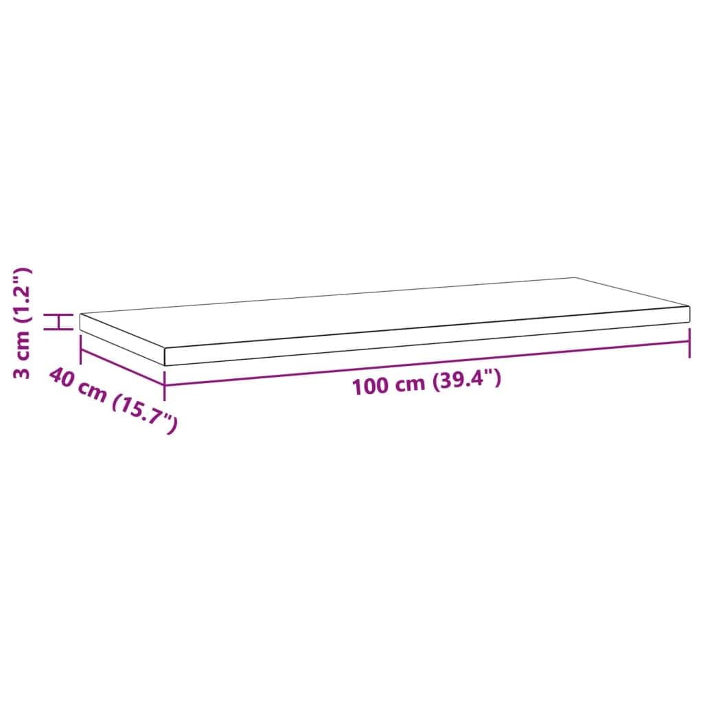 Homgoday Estantes de pared 2 unidades, estantes flotantes, estantes flotantes, estantes de pared, para dormitorio, cocina, oficina, salón, 100 x 40 x 3 cm, color negro y acero inoxidable