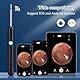 Ohrenschmalz Entferner Otoskop, VITCOCO 1080P WiFi Ohrenreiniger, IP67 Wasserdicht Ohrreiniger für iPhone, iPad und Android-Smartphones(Schwarz)