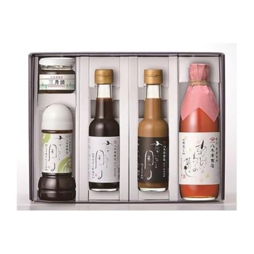 八木澤商店ギフト[花梨](かりん) 調味料 5種セット [ 三升漬 しょうゆ ドレッシング ポン酢 ごまだれ 白だし 詰め合わせ 贈答品 岩手県 陸前高田市 陸前高田 八木澤商店 ]