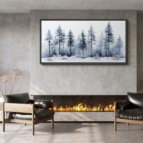 Image of MUDECOR Extra Large Framed Canvas Print Wall Art Pine Art for Living Room