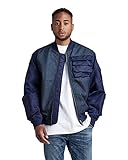 G-Star Para Hombre Cazadora de aviador Chest Pocket PM, Azul (warm sartho D21054-C143-C423), XS