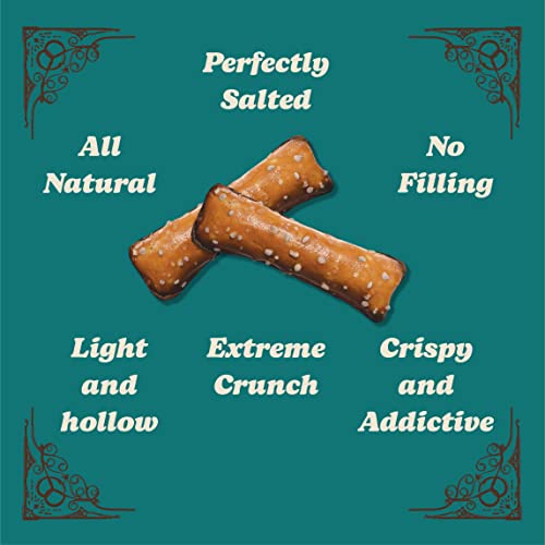Unique Snacks Original Pretzel Shells, Delicious Homestyle Baked Snack Bag, Vegan, OU Kosher, and Non-GMO Food, No Artificial Flavor, 10 Oz. Bag, Pack of 12 - Thumbnail 3