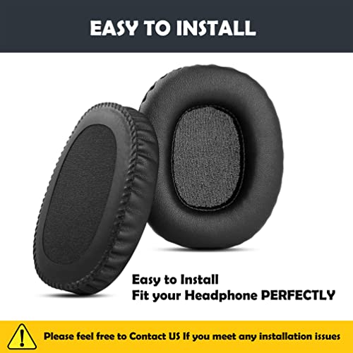 HTINDUSTRY Premium Earpads Replacement Cushions Compatible with Marshall Monitor Over-Ear Stereo Headphones Ear pads with Softer Protein Leather/Memory Foam - Image 4