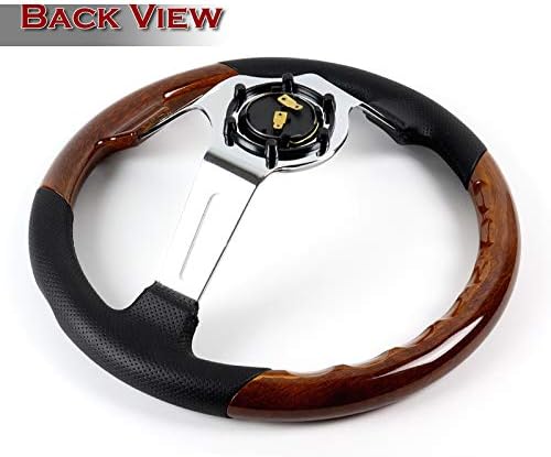 Miniatura 3 de W-Power, Plato universal de 13.5 pulgadas de 13.504 in, con 6 orificios para pernos, 4 pulgadas, de aluminio, pulido de madera oscura con agarre de